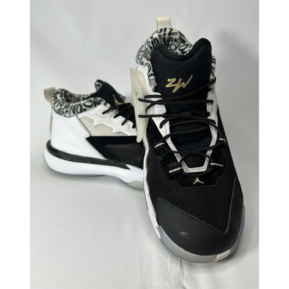 Nike Air Jordan Zion Williamson 1 Gen Blk/Wht Sneakers Yth(DC2024-002) 1.5Y Size